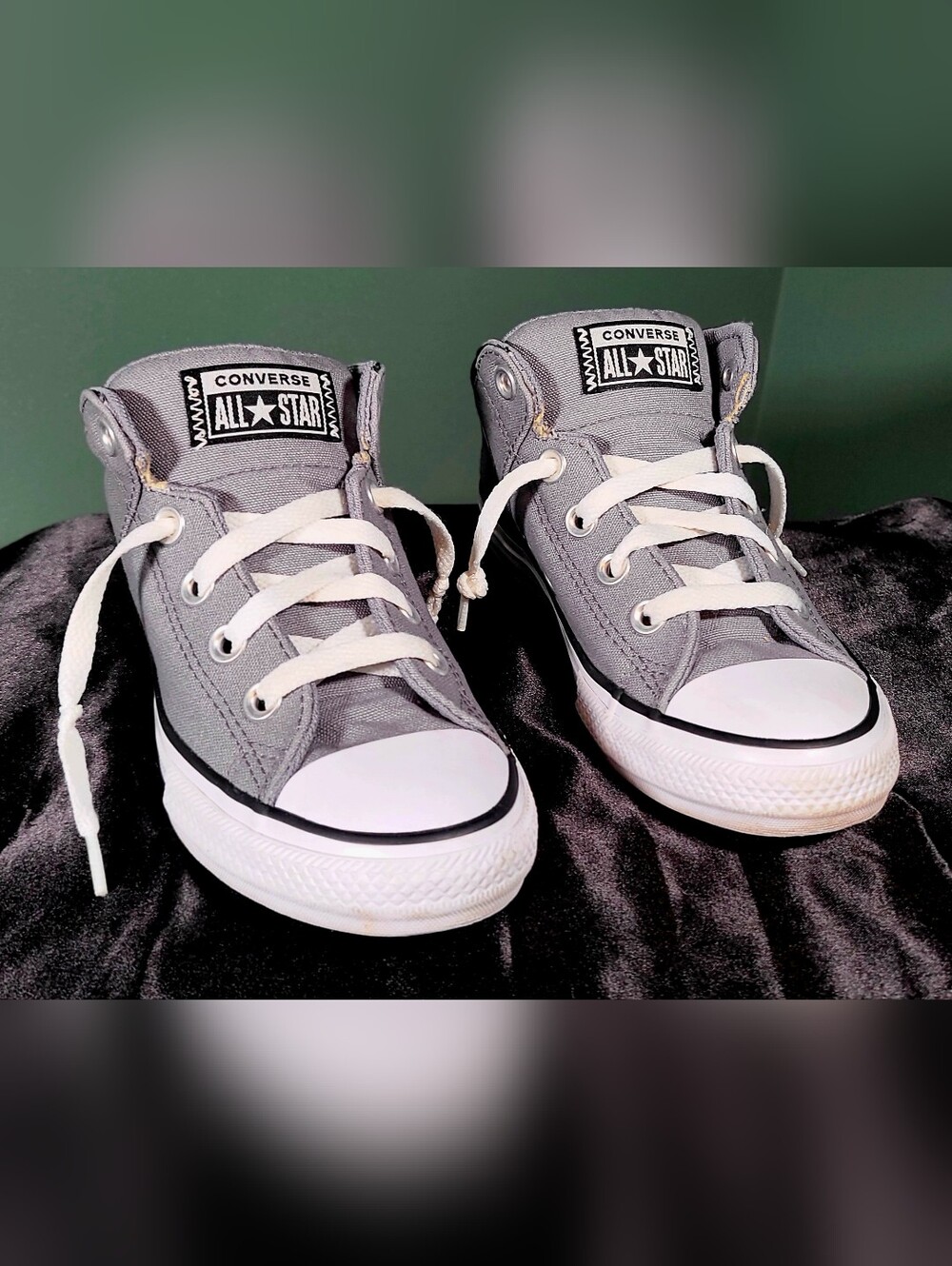 Converse Kids Gray High-Top All Star Sneakers